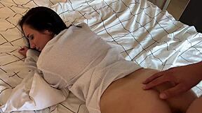 You pounded my juicy pussy raw last night now give me round two in bed