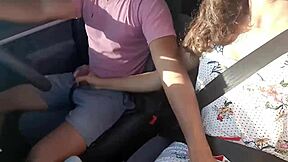 Hot college latina milf jerks monster cock in taxi to pay fare