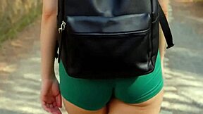 she skipped school for raw anal creampie, don't tell anyone homemade