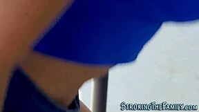 stepsister milfs drown teen in hot jizz facials taboo