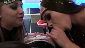Adorable Costumed Teens Pounded By Monster Cocks In Hardcore Group Orgy Sessions