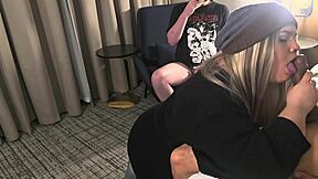 First Time Cucking Hubby With Massive Cock Deepthroat