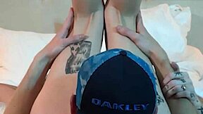 devouring petite tatted teen's shaved pussy till she squirts - hot compilation!