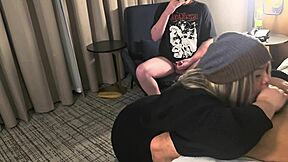 First Time Cucking Hubby With Massive Cock Deepthroat