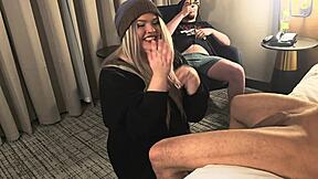 First Time Cucking Hubby With Massive Cock Deepthroat