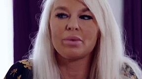 london river lures petite blonde into steamy threesome