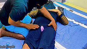 Step sis shows pussy but bro plugs wrong hole with anal toy?