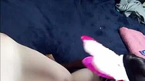 i crave sucking this hot black princess's white cock.
