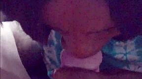 i crave sucking this hot black princess's white cock.