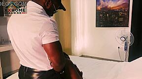 submissive ebony teen pussy free use bent over in leather guest room