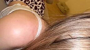 18yo italian teen extreme close-up anal sex farting fetish with natural tits guy