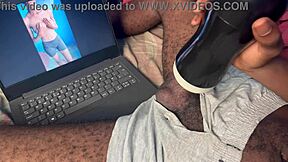 i watch hot girlfriend while fucking my pussy toy.