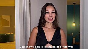 Young colombian realtor trades perfect tight wet pussy for house sale