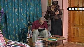Passionate Teacher Dominates Young Lover