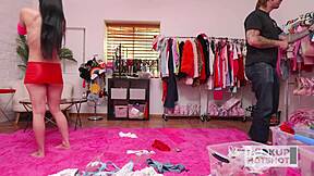 Kaitlyn Katsaros Teases Tight Wet Pussy Sexy Outfits BTS