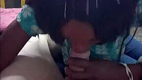 i crave sucking this hot black princess's white cock.