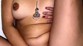 amateur teen gets soaked in piss play