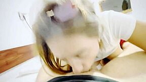 holiday deepthroat! messy gagging on cock with sloppy spit and choking!