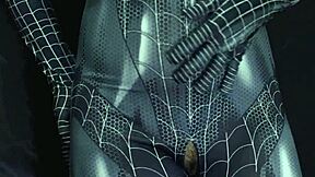 Bokep Indo Spiderman Cosplay Chick Creampied With Becek Wet Pussy!