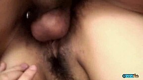 damn! skinny bitch's cunt super hard doggy fucked again!