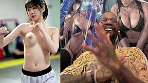 Hey japanese babes, strip and jiggle those fat milky tits during training?