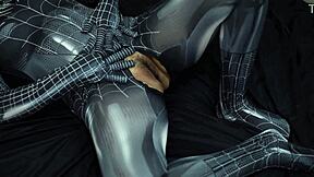 Bokep Indo Spiderman Cosplay Chick Creampied With Becek Wet Pussy!