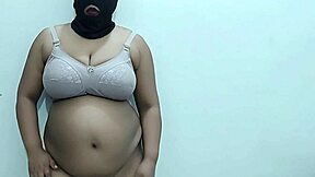 Indian girl Rohini strips and shows big natural tits on video chat