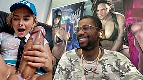 oh man i jerked off so hard watching that trans teen cum all over her thicc tits