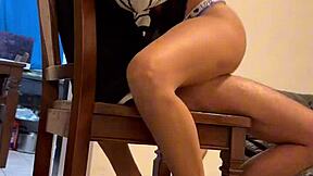 latina's body-shaking orgasms rock during wet pussy pounding