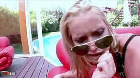 i'm blonde cop caty campbell riding wild in uniform with deepthroat anal blast