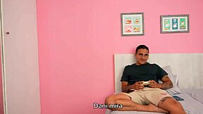 stepmom sneaks peeks at stepson's huge dick jerkoff... ends in wild pounding