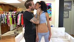 Jada Doll Gags Hard on Bryan Gozzling's Thick Choking Dick
