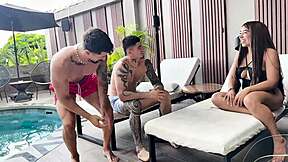 we found this mexican hottie at hotel and double penetrated her tight pussy pov