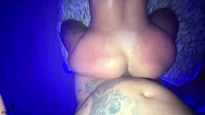 we surprised friend with 3-on-1 gangbang after restaurant!