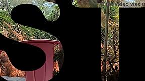 i got caught outdoor fucking then gave public deepthroat on sunset patio