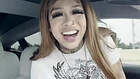 cambodian college slut almost wrecks riding bbc on spring break outdoors
