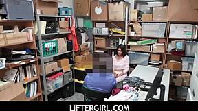 security officer catches teen lifter and shows her stealing's consequences up close