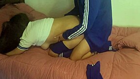 I brought my 18yo latina schoolgirl friend home for math but fucked her tight pussy instead