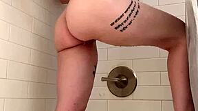 playin with my pretty pussy n juicy tits shower head makes me cum