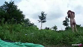 fat funny japanese boy with tiny dick gets outdoor fuck from classmate?