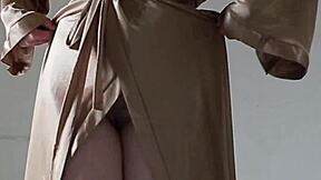 indo girl hyper ready to shower and finger her wet pussy?