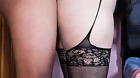 Screaming sexy girl in lingerie gets roughly fucked by stepbrother!