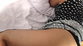 Cheating Mexican Wife Phones Husband While Boss Fucks Her