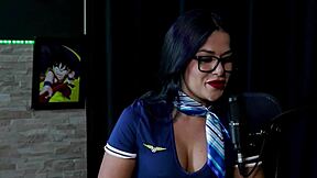 wanna see tifany rocha's wild swinger interview toys on sheer red?