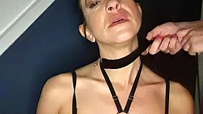 desperate cum slut begs for hot jizz while i spit all over her shaved pussy