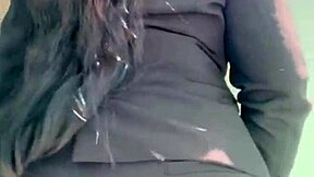 Sexy Mexican Milf Secretary Strips Uniform Teasing Wet Pussy Anus