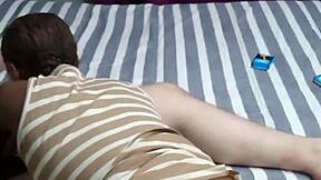 i'm suckin big daddy's white cock as 18yo black schoolgirl