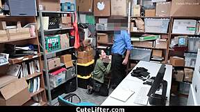 thief caught stealin gets lp officer's cock to cure habit 😏🔒🍆