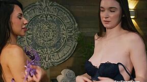horny masseurs gangbang one petite latina client hard