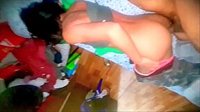 Mexican wife cheats with boss at home... bent over doggy pounding! 🔥🍑💦
